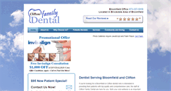 Desktop Screenshot of cliftonfamilydental.com